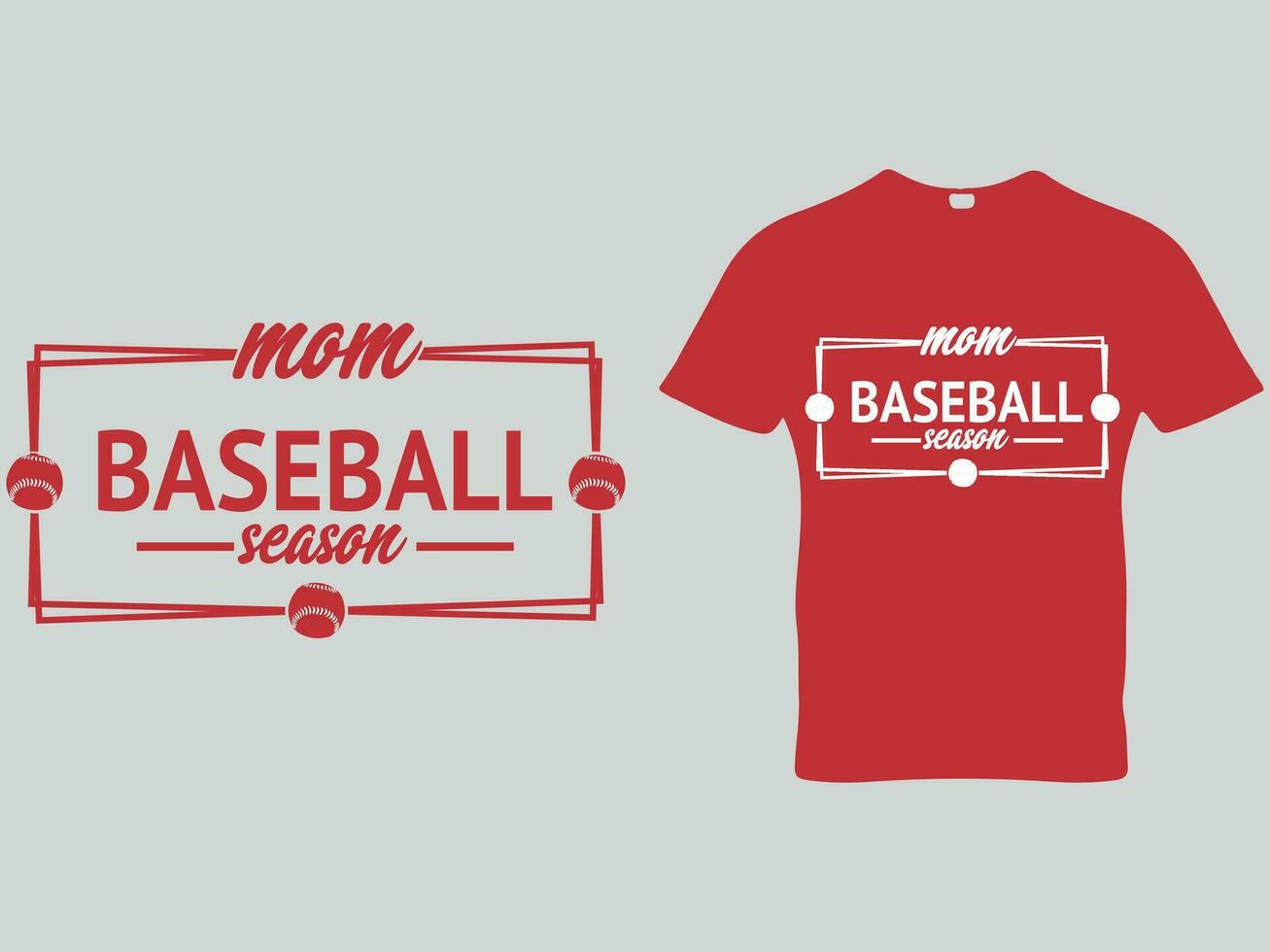 Super Baseball season t-shirt design super mom baseball season vector