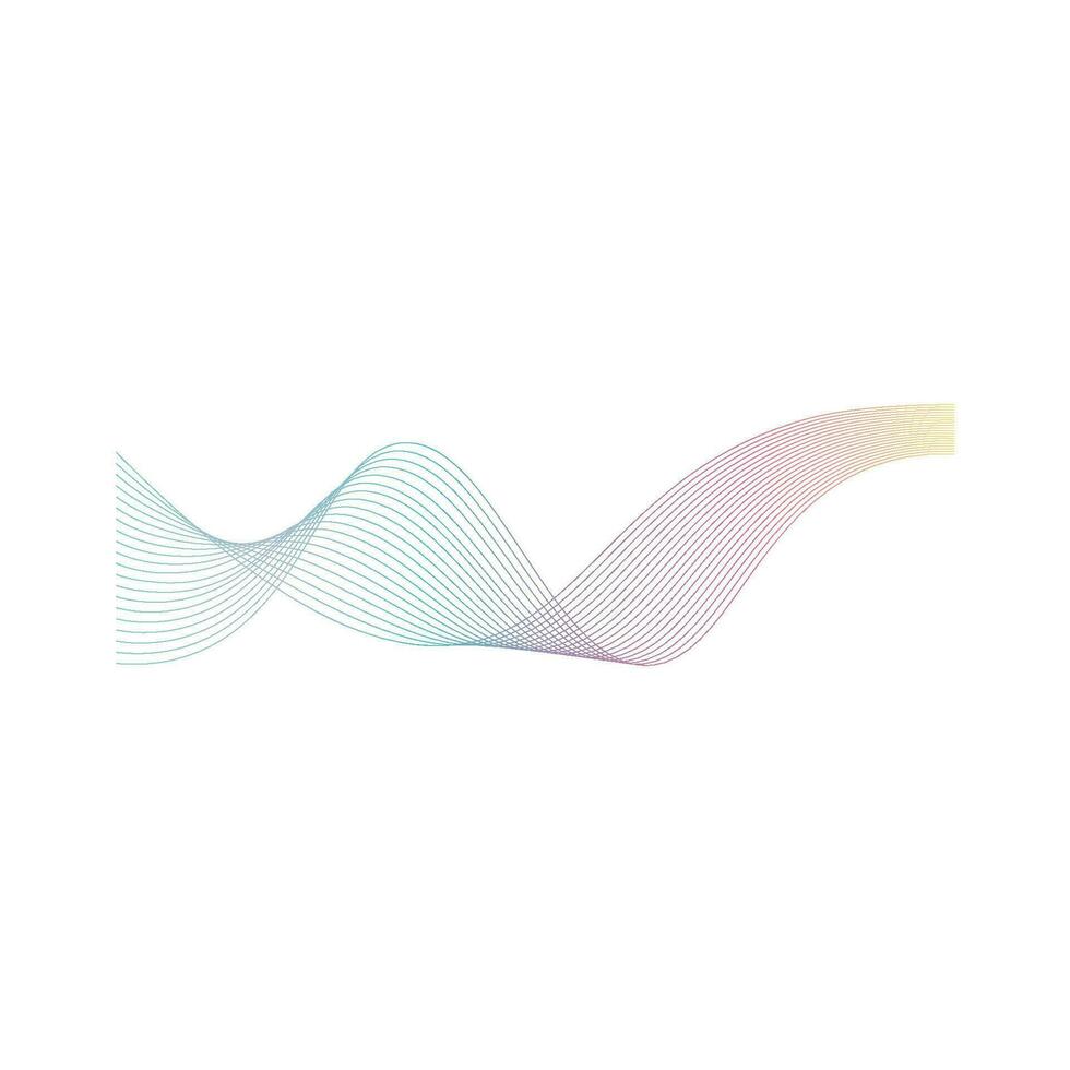 Sound waves vector illustration