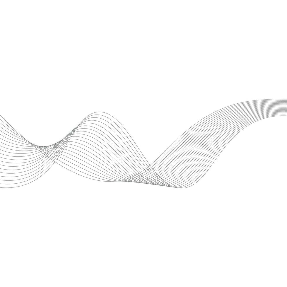 Sound waves vector illustration