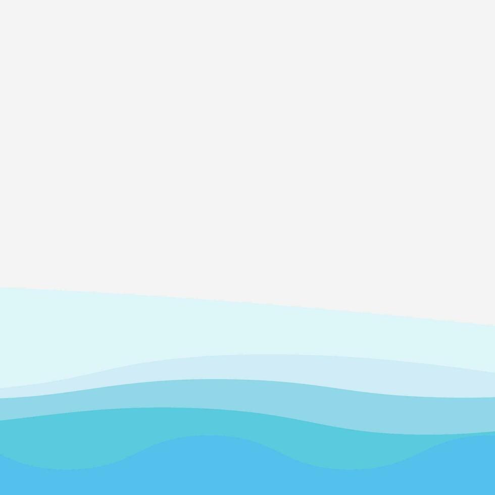 Abstract Water wave design background vector