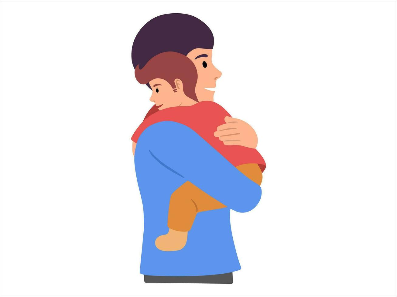 Father day People Character illustration vector
