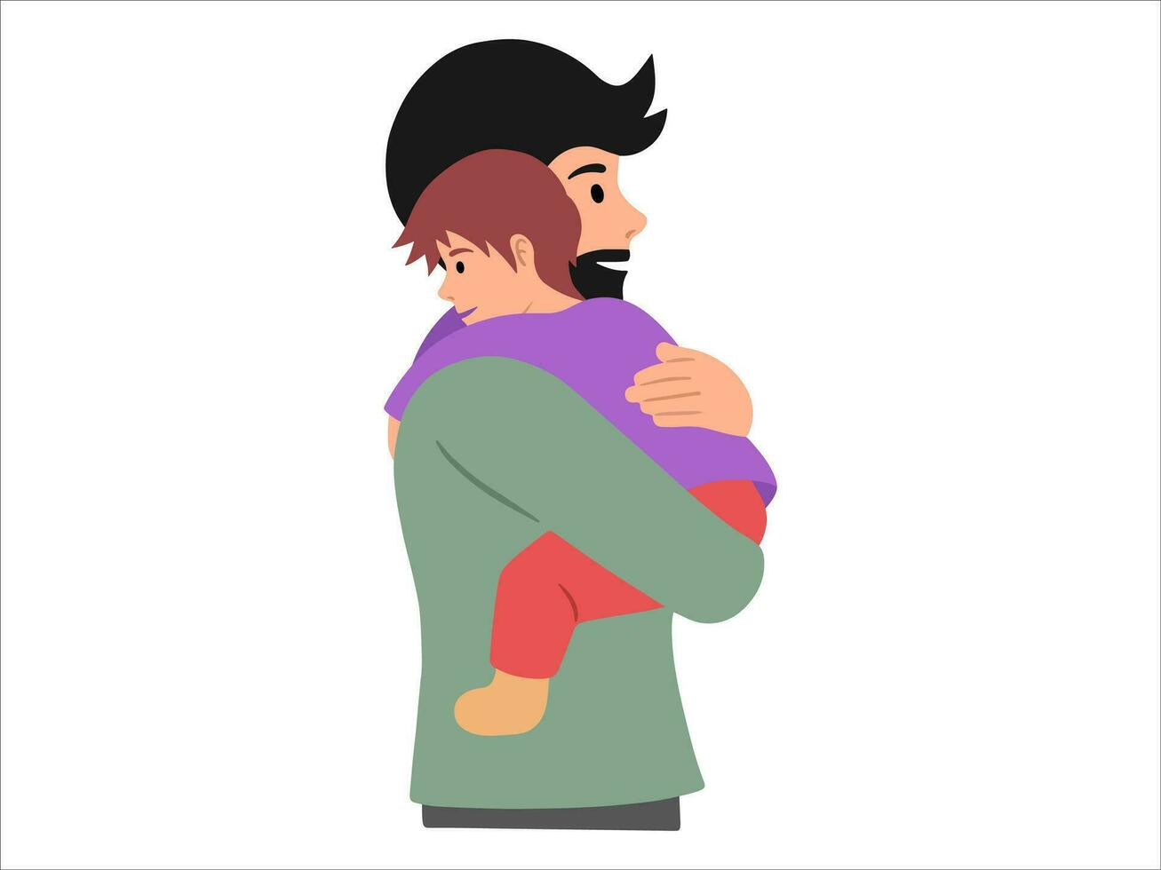 Father day People Character illustration vector