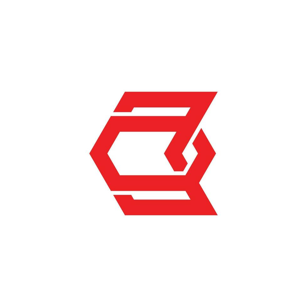 letter ok linked overlap line logo vector