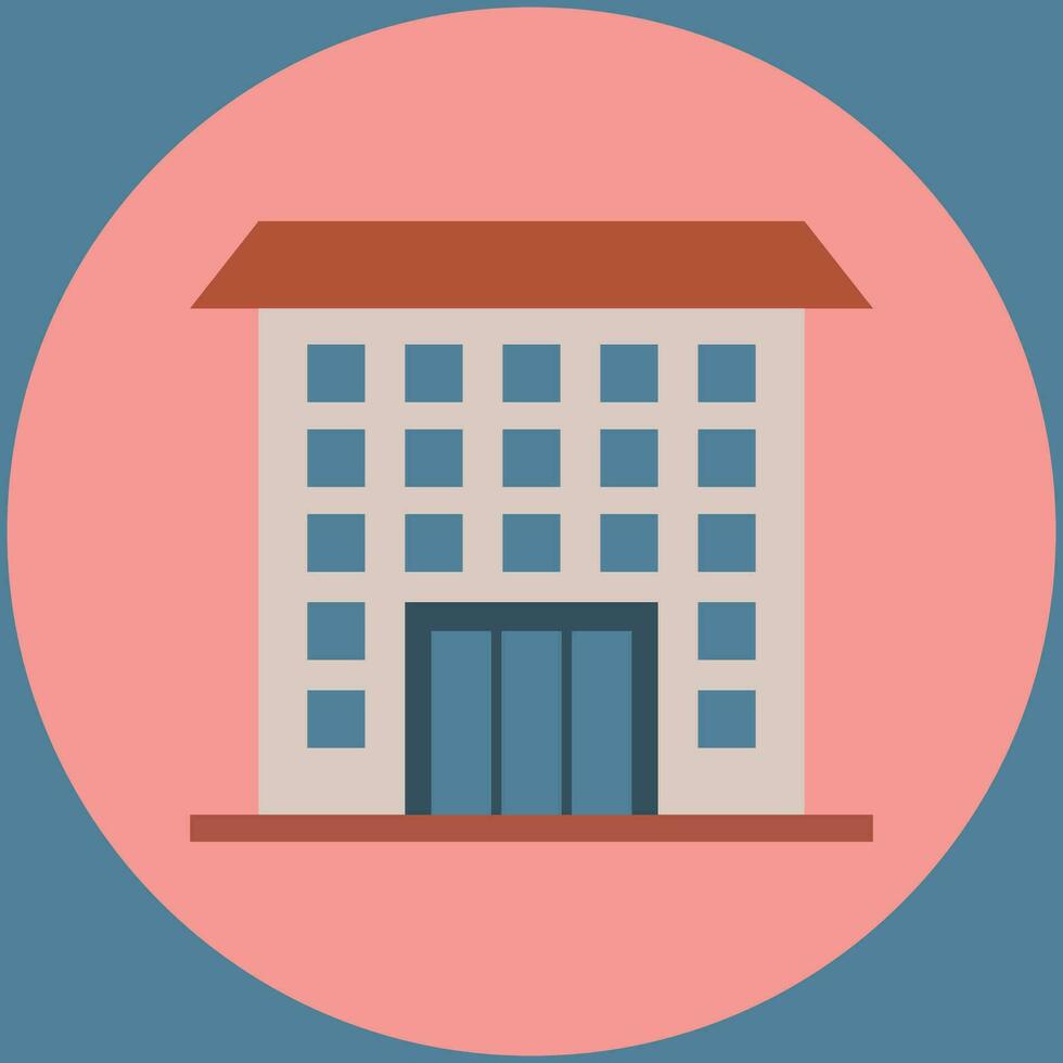 Buildings icon vector set. Bank, school, courthouse, university, library. Architecture concept. Can be used for topics like office, city, real estate