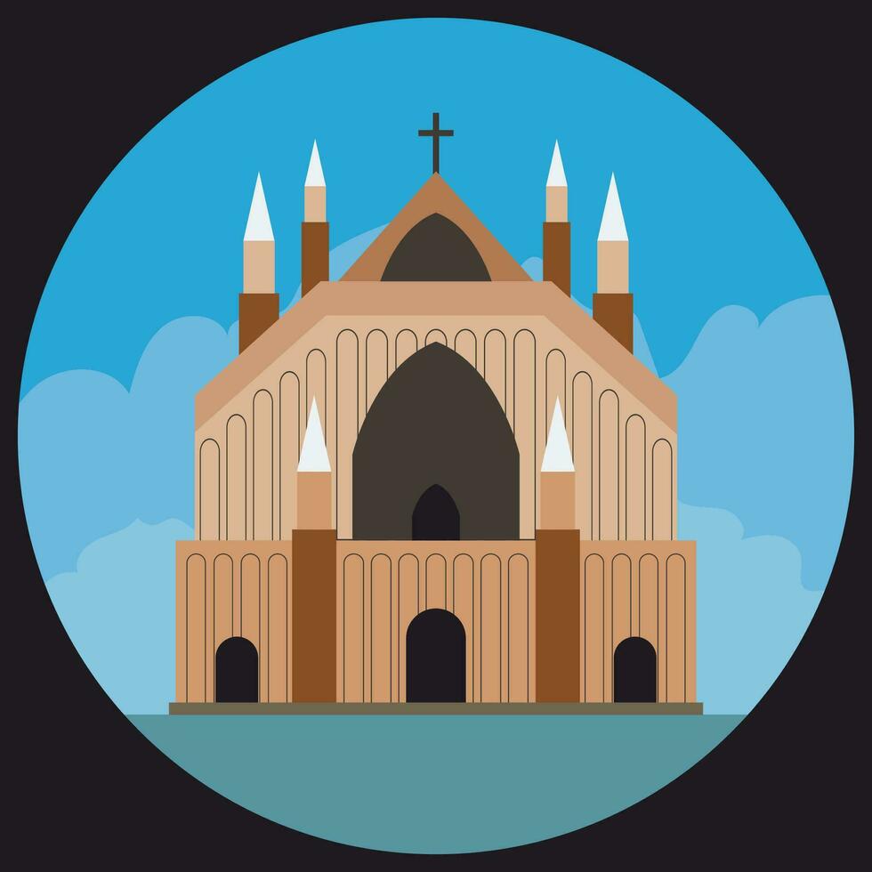 Buildings icon vector set. Bank, school, courthouse, university, library. Architecture concept. Can be used for topics like office, city, real estate