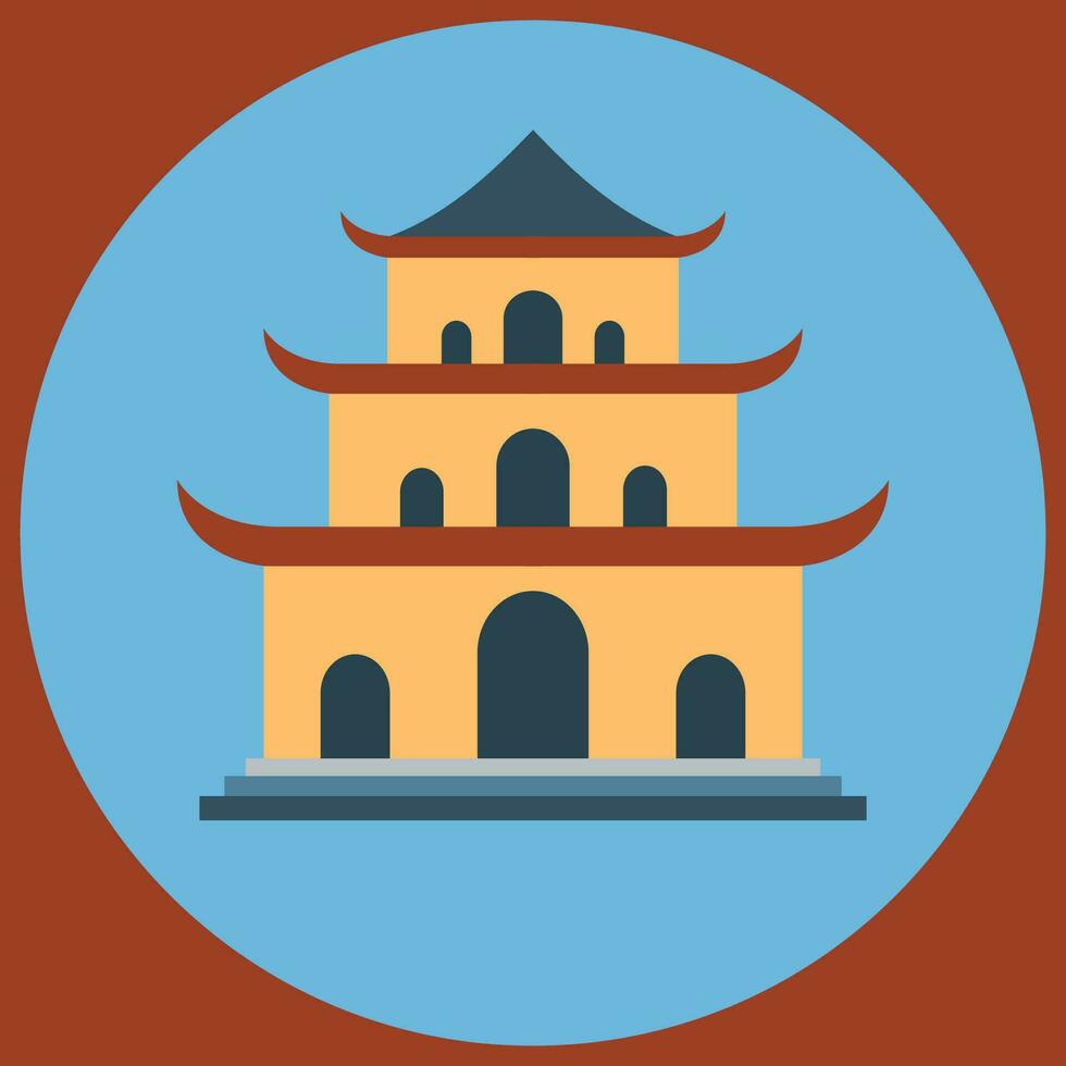 Buildings icon vector set. Bank, school, courthouse, university, library. Architecture concept. Can be used for topics like office, city, real estate