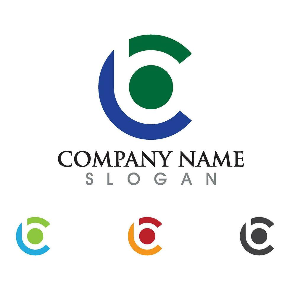 C Letter Logo Template vector