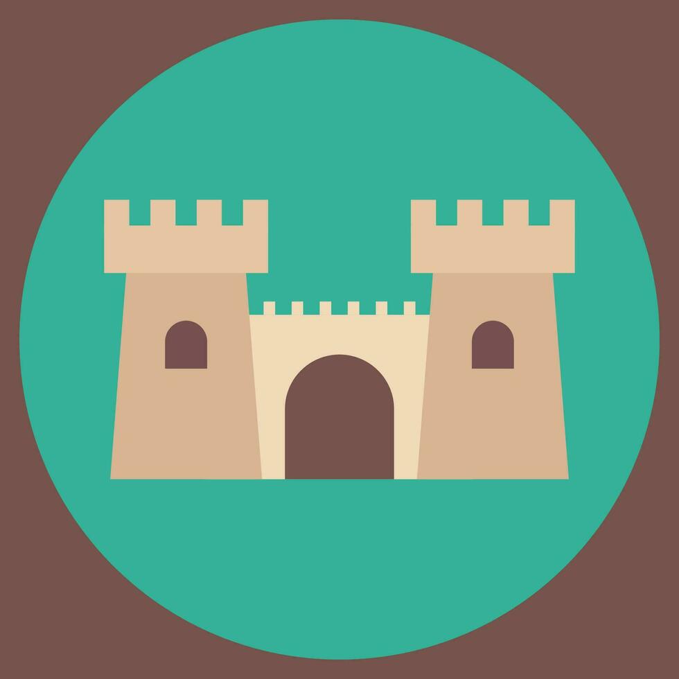 Buildings icon vector set. Bank, school, courthouse, university, library. Architecture concept. Can be used for topics like office, city, real estate
