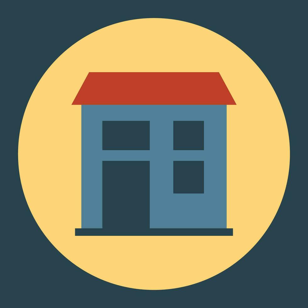 Buildings icon vector set. Bank, school, courthouse, university, library. Architecture concept. Can be used for topics like office, city, real estate