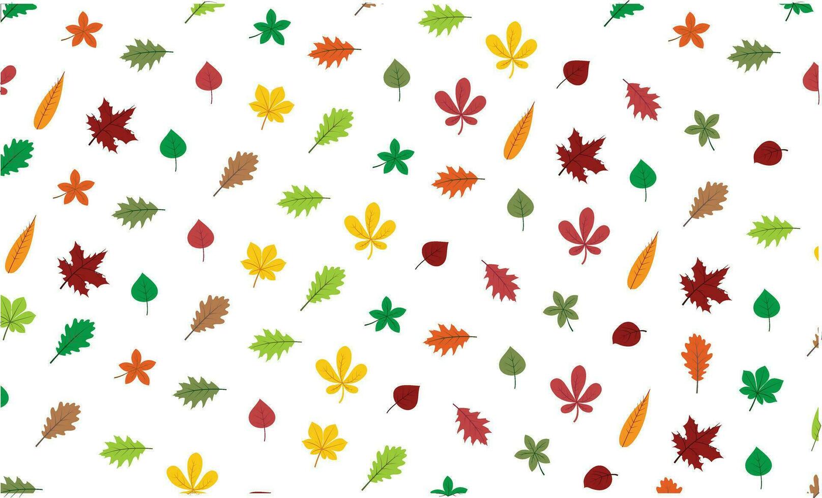 autumn leaves collection vector