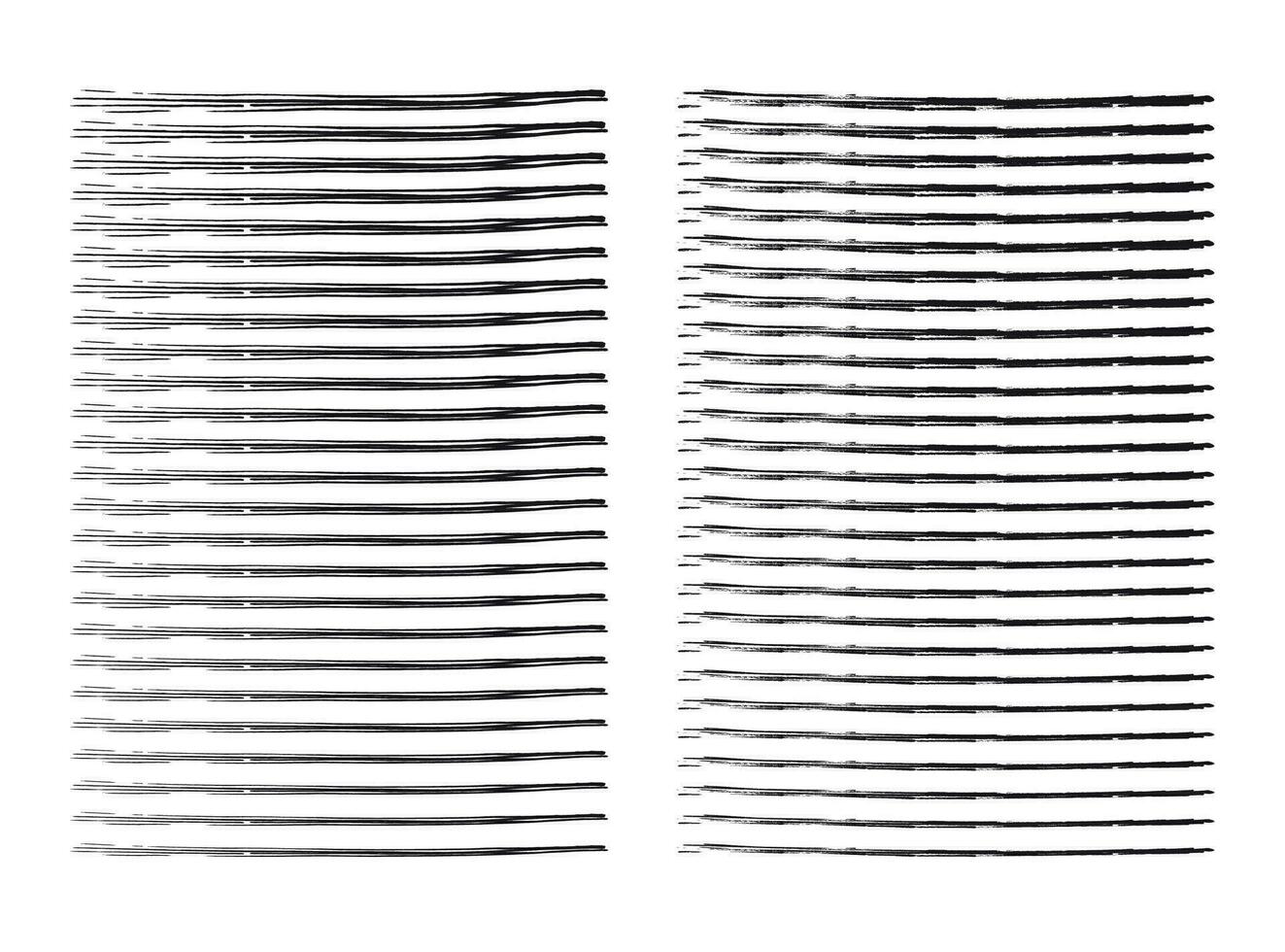 Grunge geometric striped seamless pattern hand drawn black brush stroke lines. vector