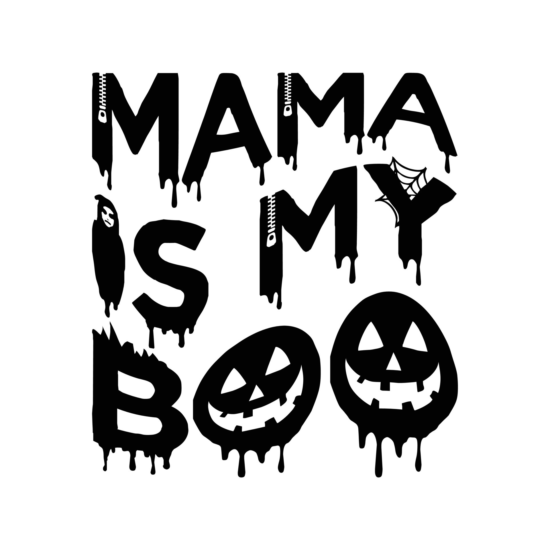 Mama Is My Boo 30336547 Vector Art at Vecteezy