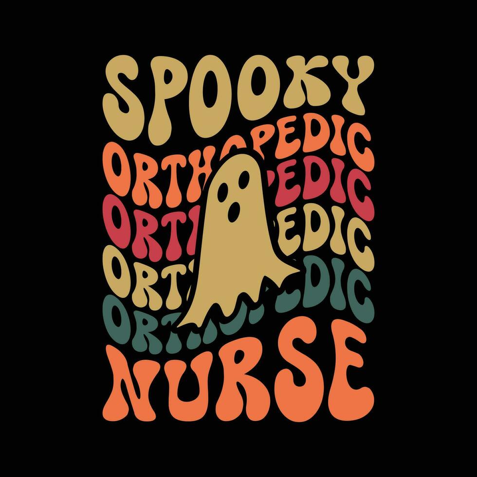 Spooky Orthopedic Nurse vector