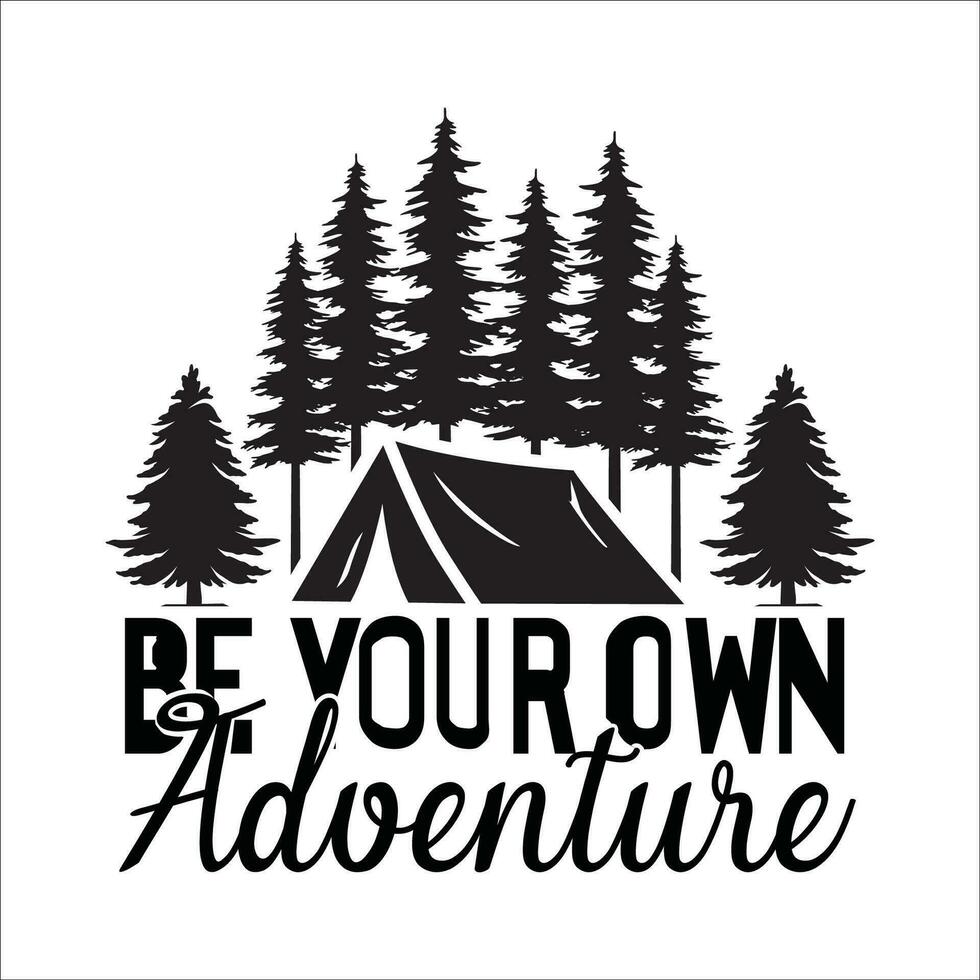 Stylish , fashionable  and awesome Adventure typography art and illustrator vector