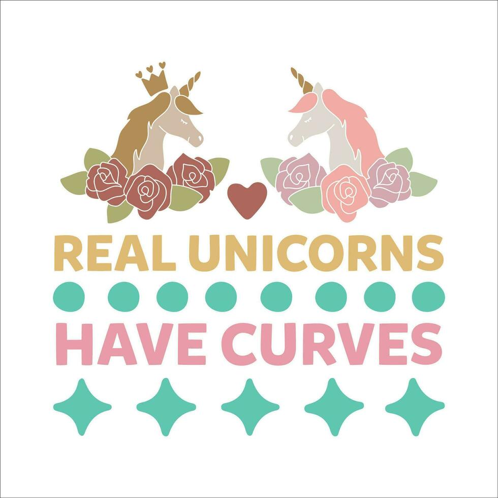 Stylish , fashionable  and awesome Unicorn typography art and illustrator vector
