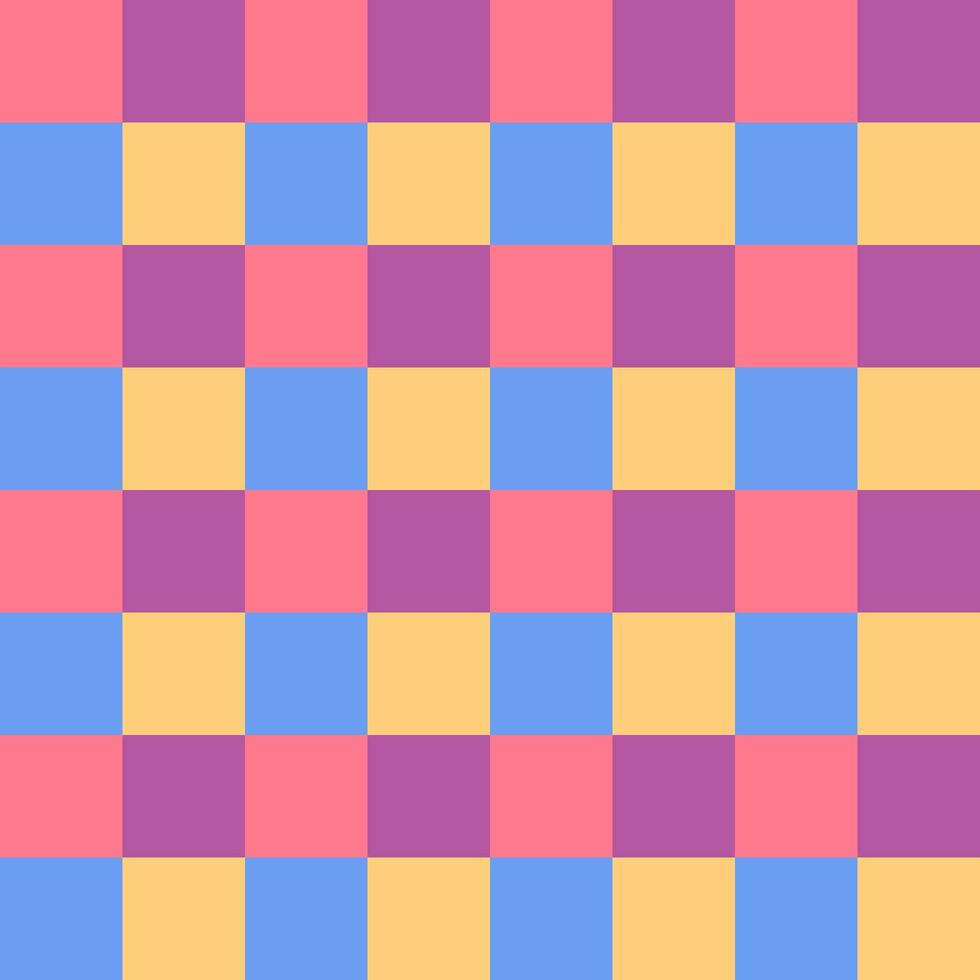Checkered seamless pattern. Chequered backdrop for textile, tablecloth,clothes etc. vector