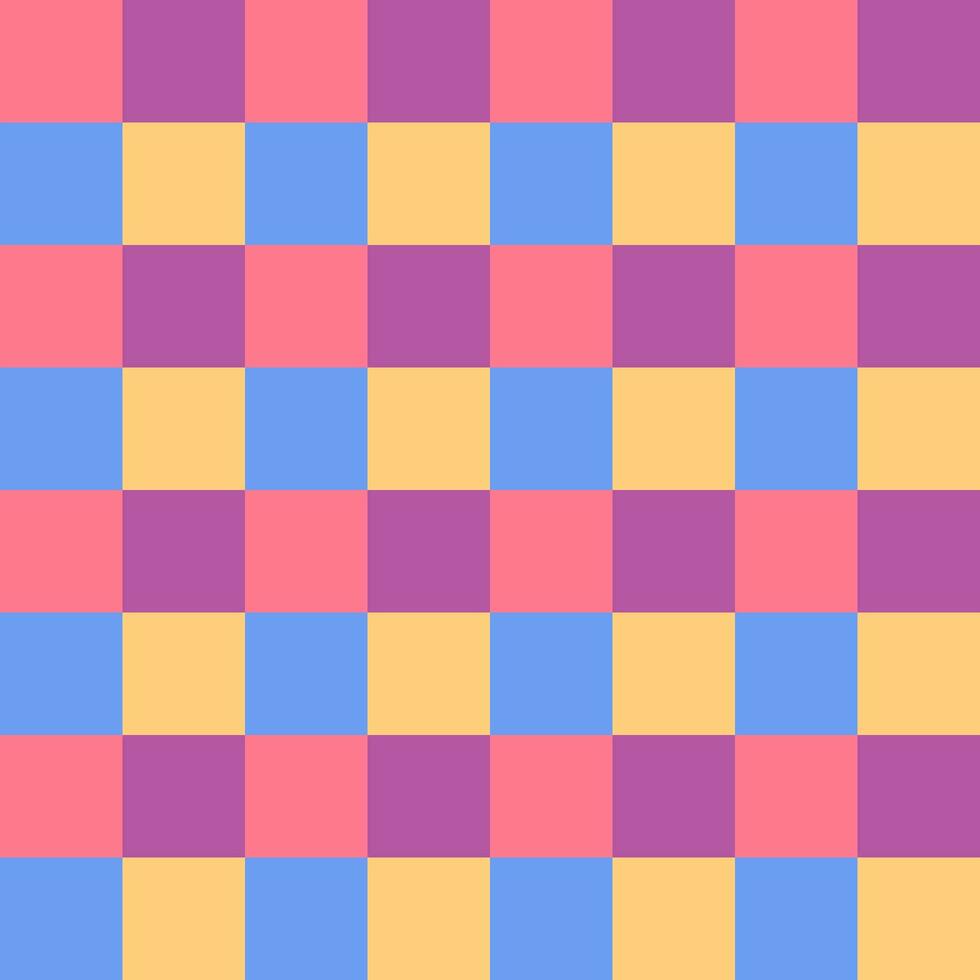 Checkered seamless pattern. Chequered backdrop for textile, tablecloth,clothes etc. vector