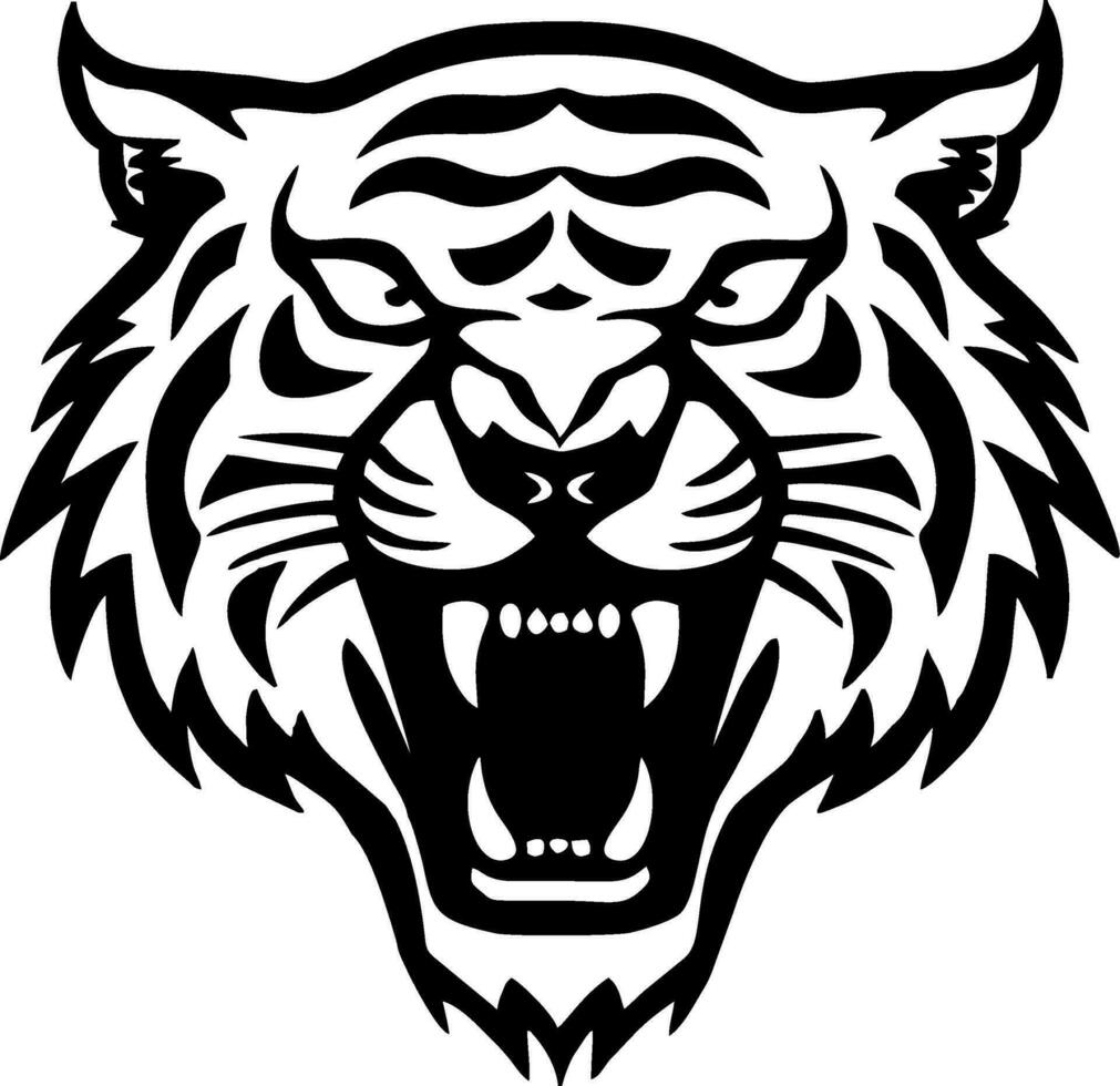 Premium Vector. Vector tiger logo design