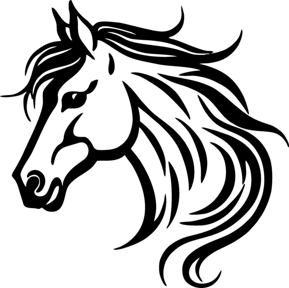 prima vector caballo logo diseño caballo vector