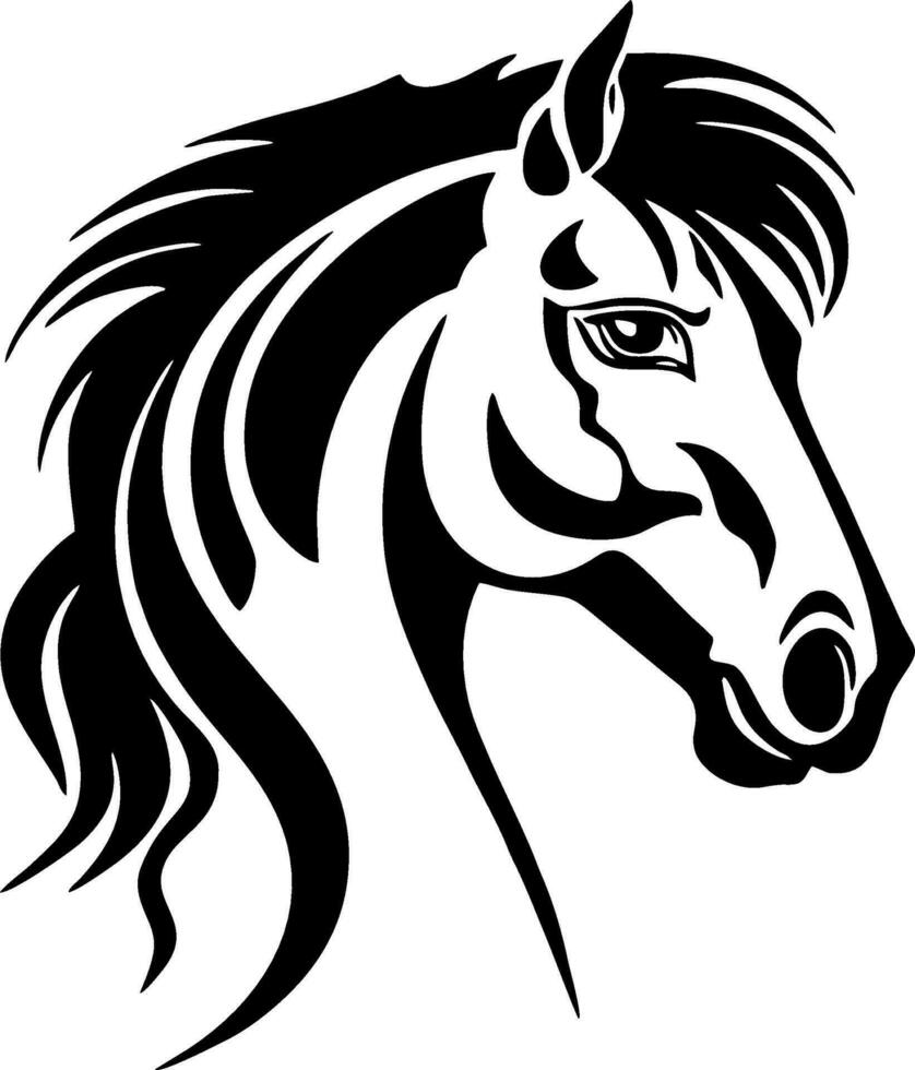 prima vector caballo logo diseño caballo vector