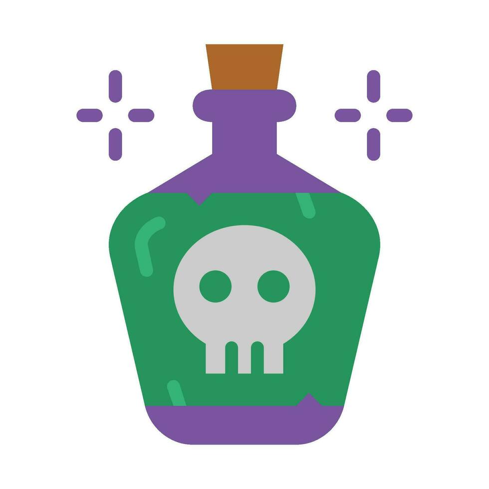 poison flat icon,vector and illustration vector