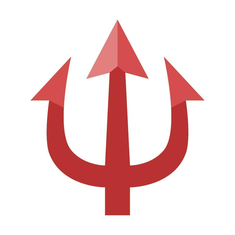 trident flat icon,vector and illustration vector