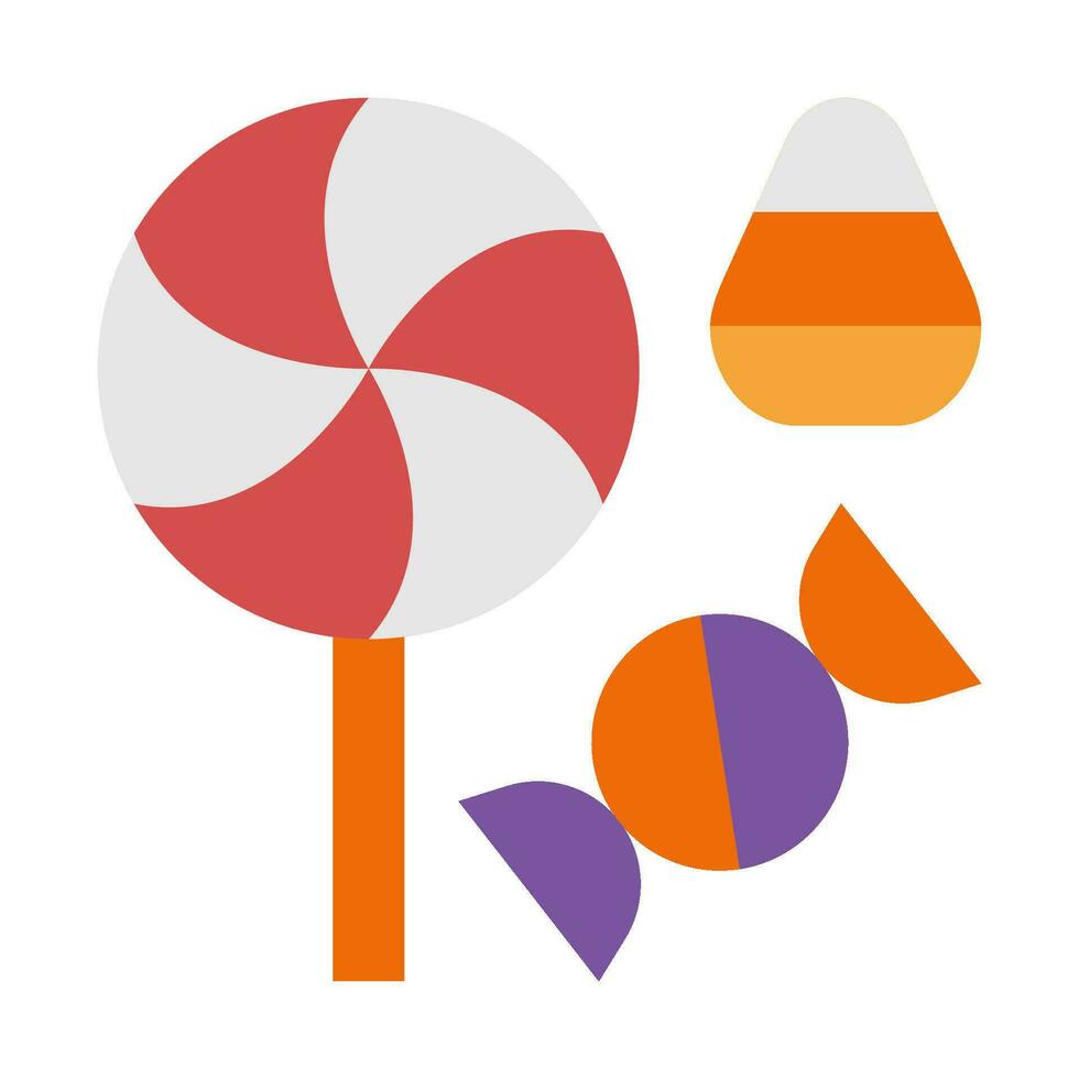 candy flat icon,vector and illustration vector