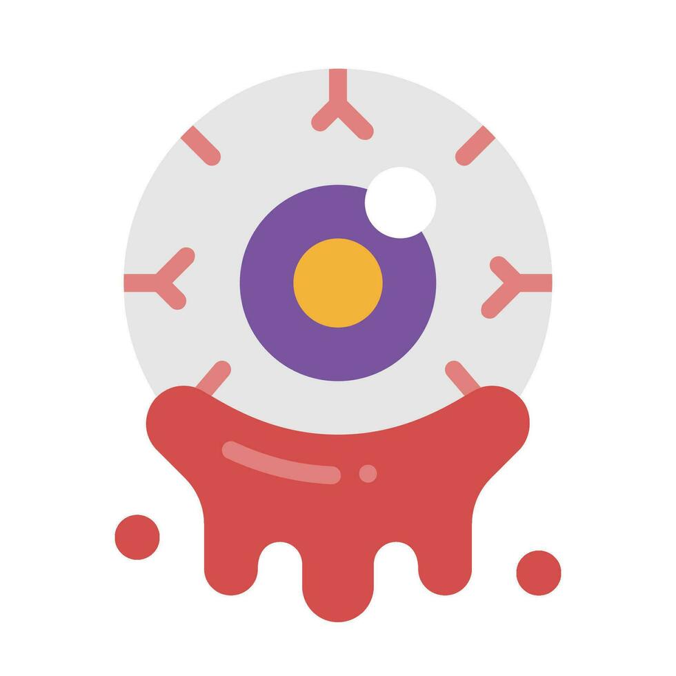 eyeball flat icon,vector and illustration vector