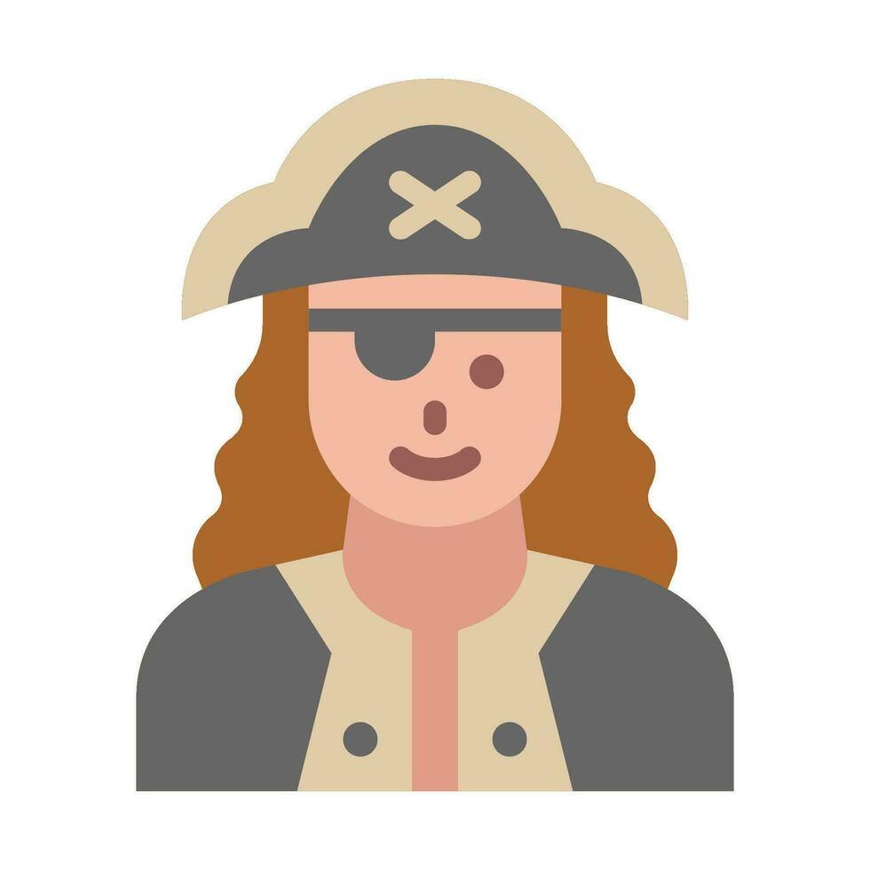 pirate flat icon,vector and illustration vector