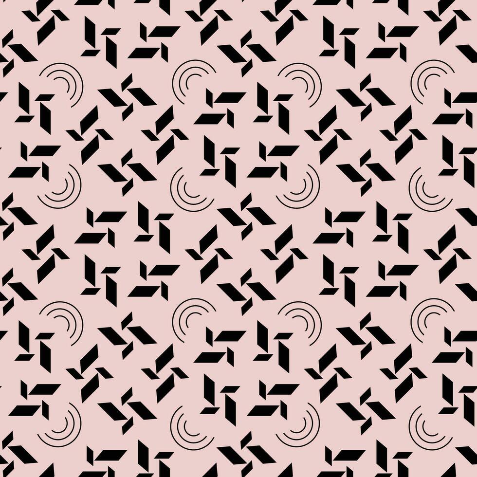 Cute Background of Hand drawn seamless pattern Print Art Abstract design vector