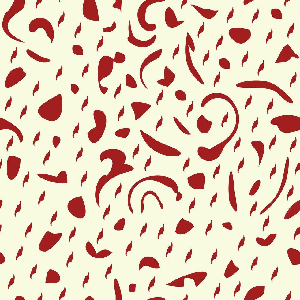 Cute Background of Hand drawn seamless pattern Print Art Abstract design vector