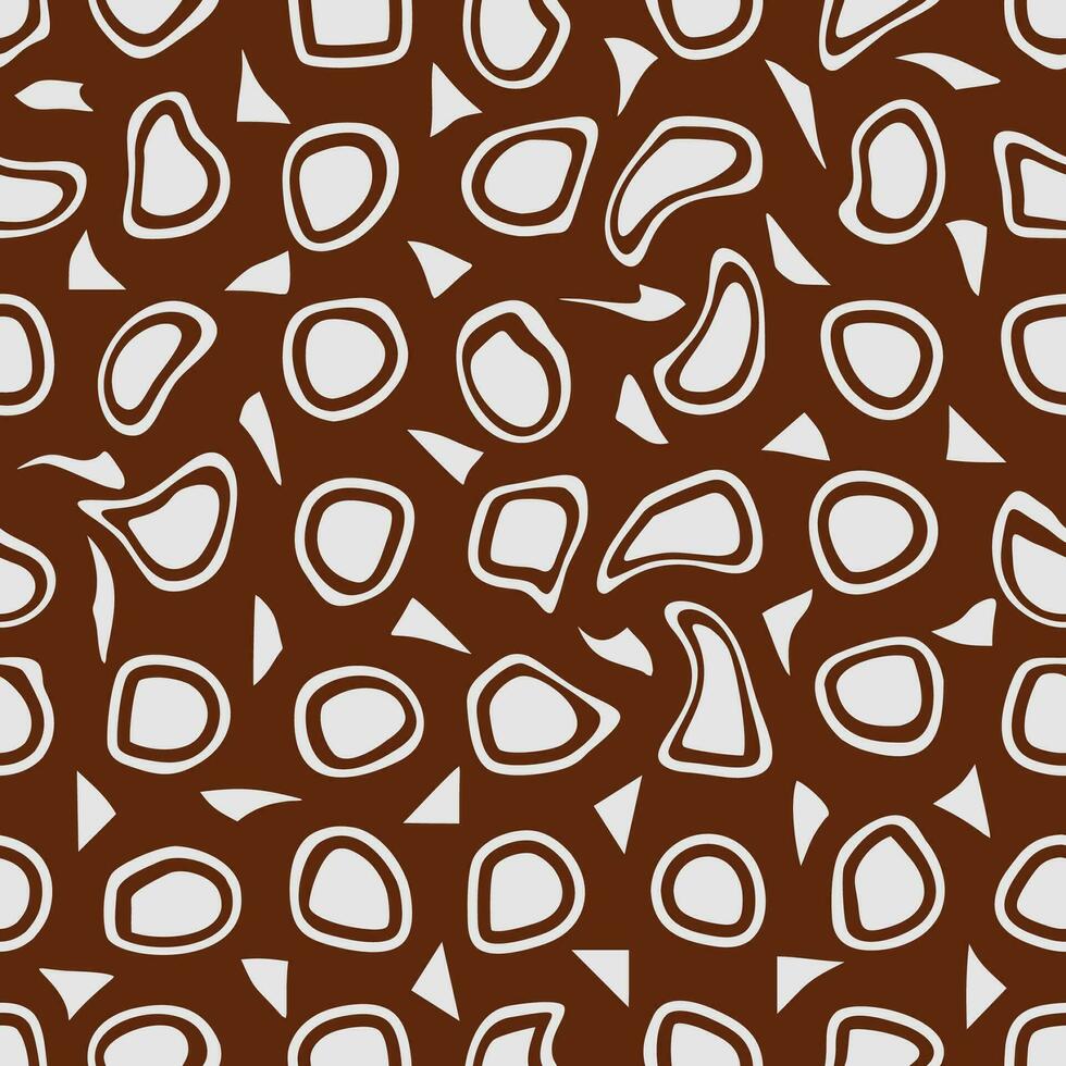 Cute Background of Hand drawn seamless pattern Print Art Abstract design vector