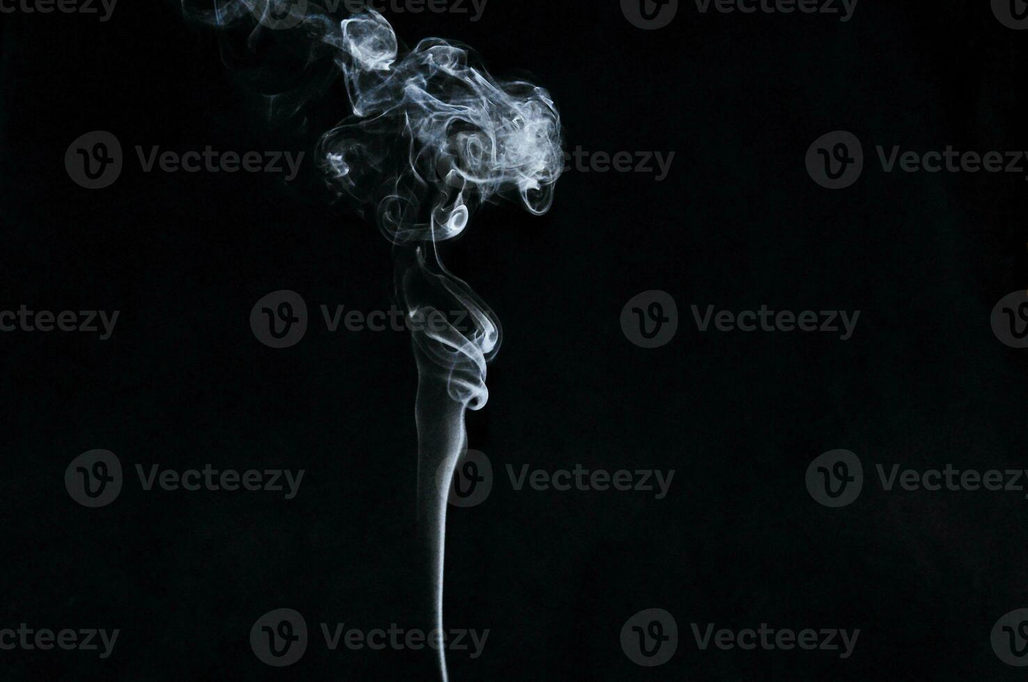 Incense stick smoke photo