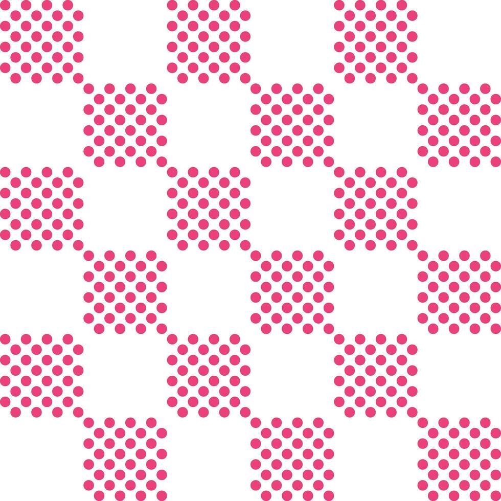Pink checker pattern with dot inside. checker seamless pattern vector. checker pattern. Decorative elements, floor tiles, wall tiles, bathroom tiles, swimming pool tiles. vector