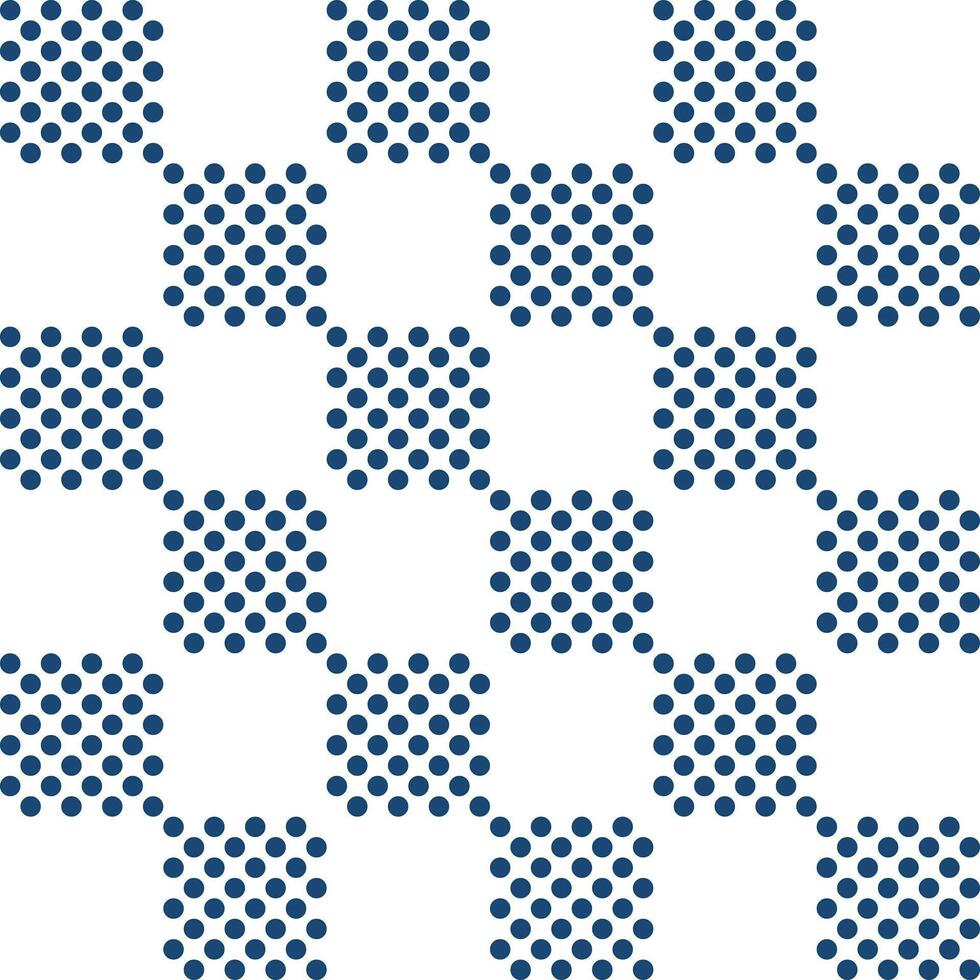 Navy blue checker pattern with dot inside. checker seamless pattern vector. checker pattern. Decorative elements, floor tiles, wall tiles, bathroom tiles, swimming pool tiles. vector