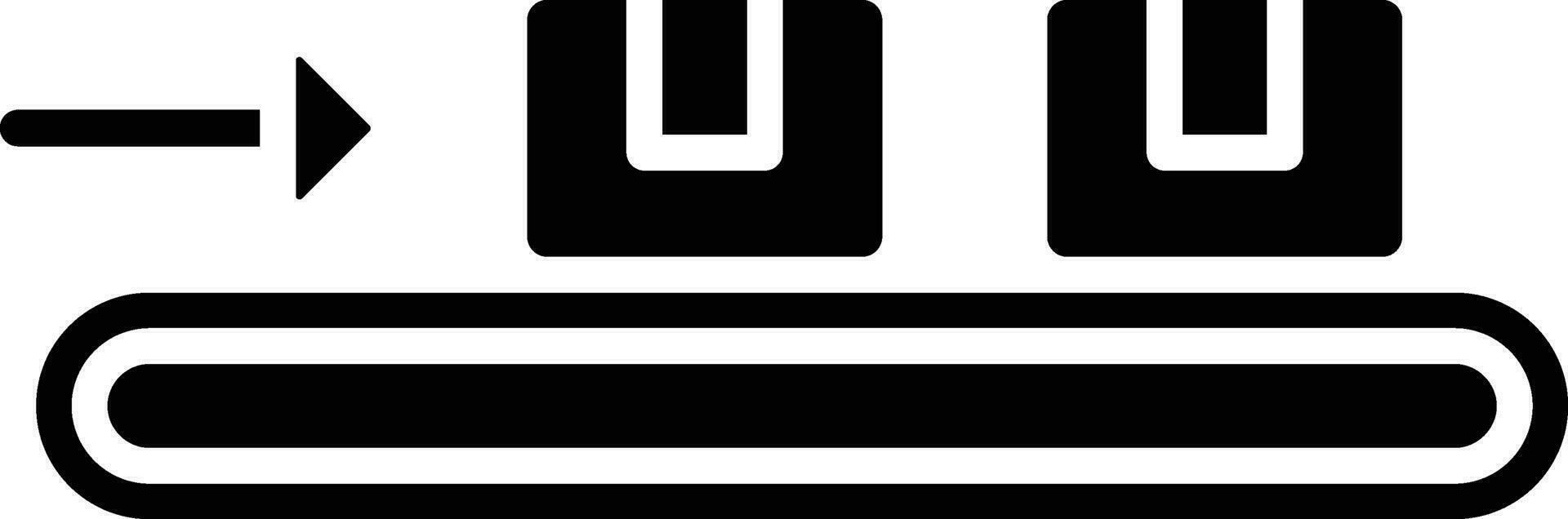 Conveyor Belt Vector Icon