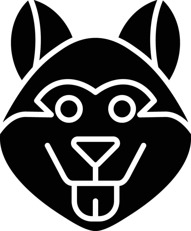 Arctic Dog Vector Icon