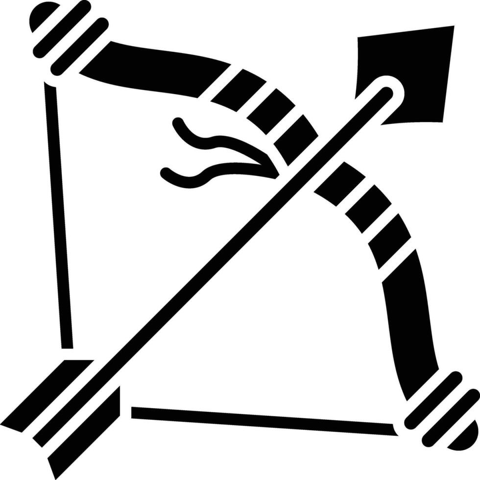 Bow And Arrow Vector Icon