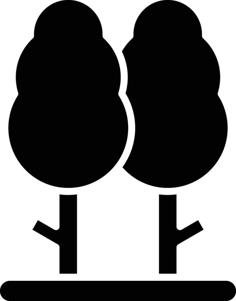 Rubber Tree Vector Icon