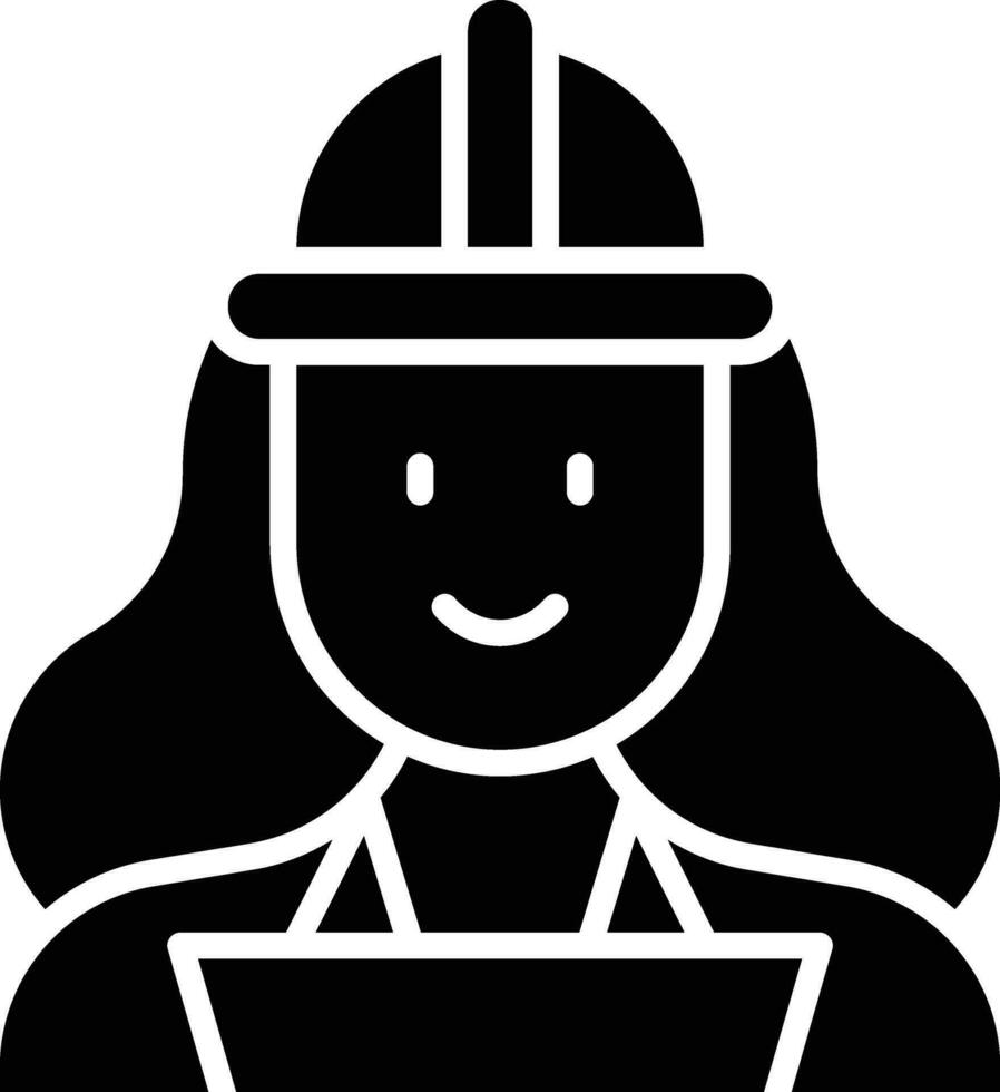 Qa Engineer Female Vector Icon