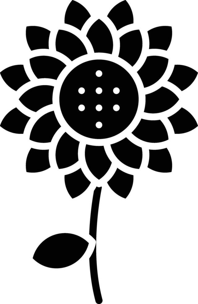 Sunflower Vector Icon