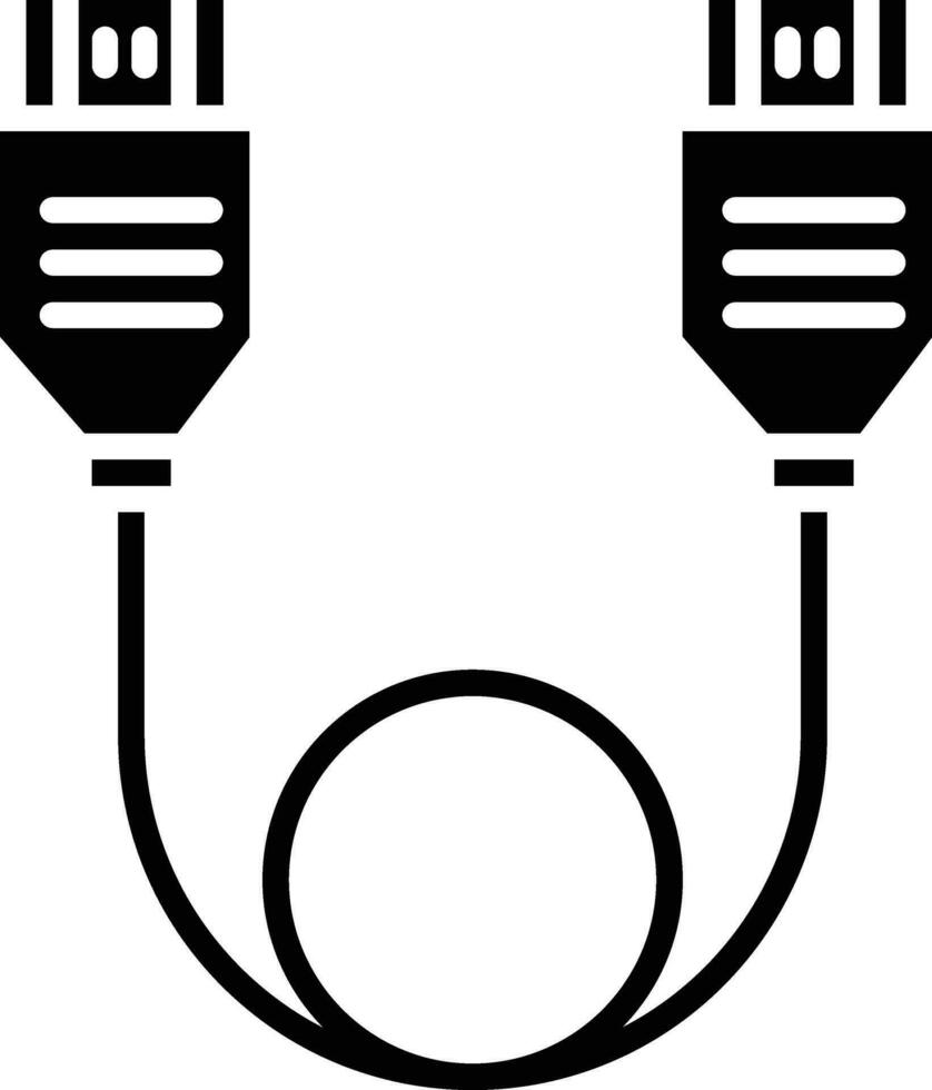 hdmi cable vector icono