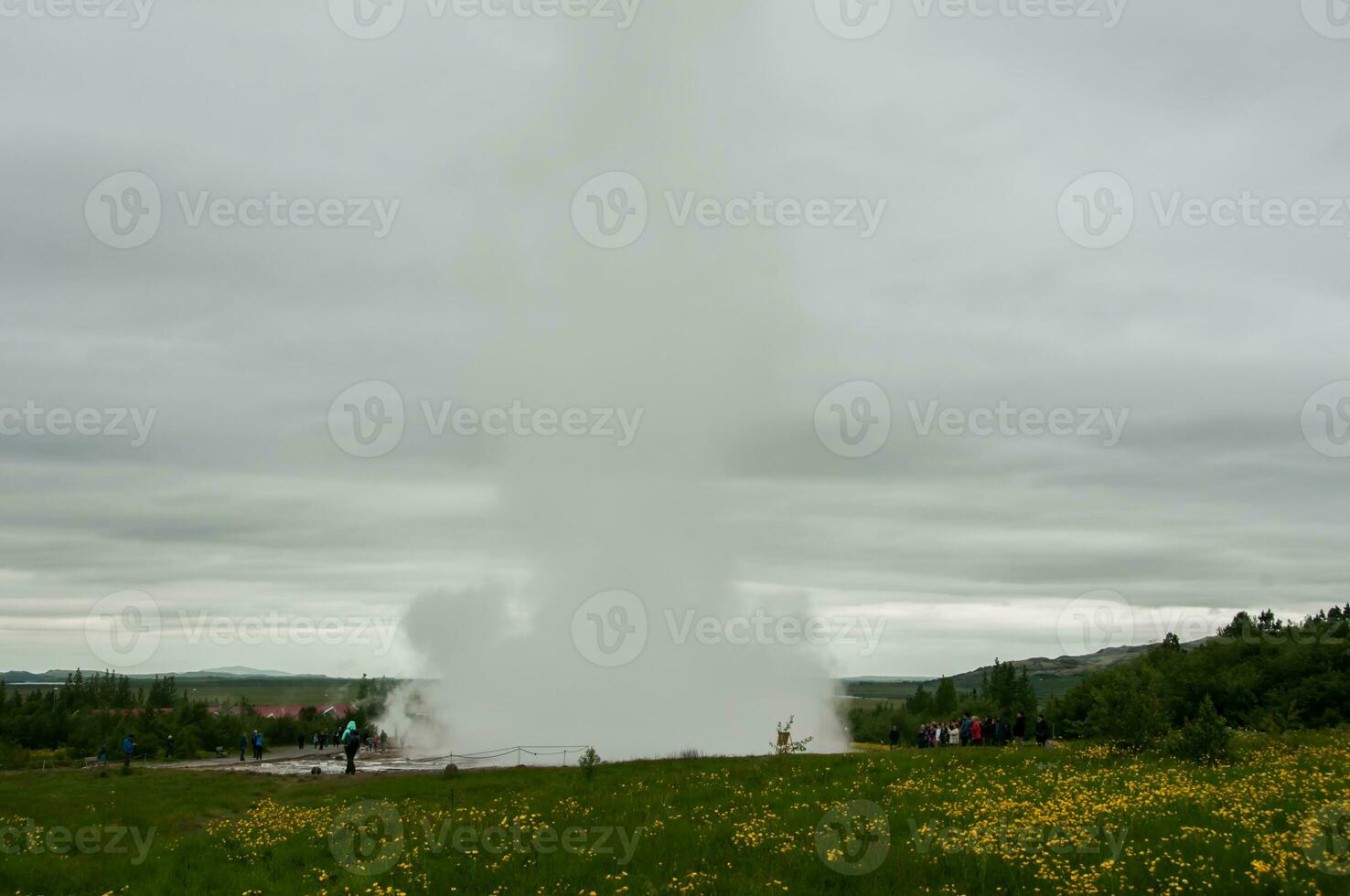 Geyser Stokkur, in Iceland photo