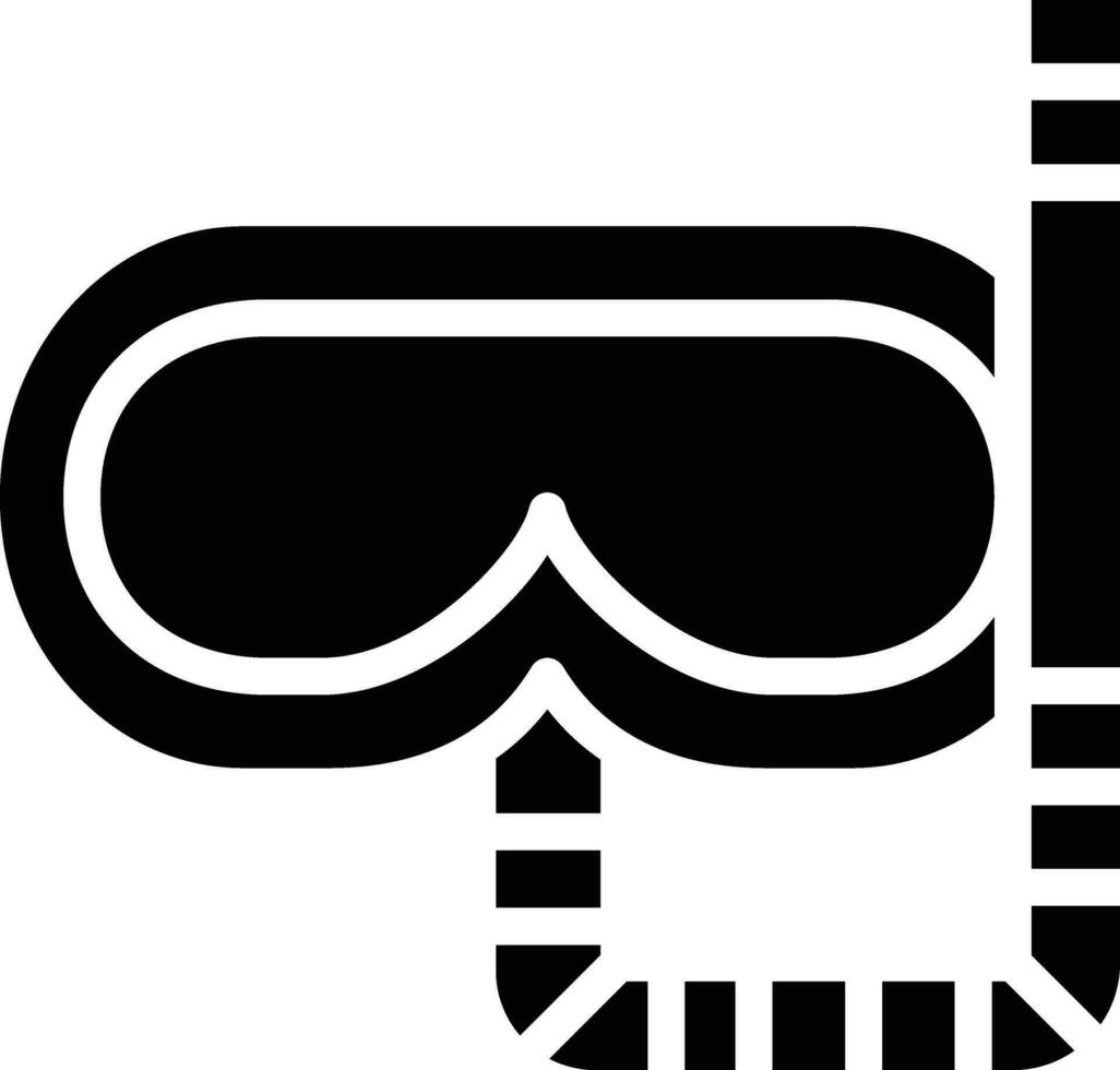 Snorkel Gear Vector Icon