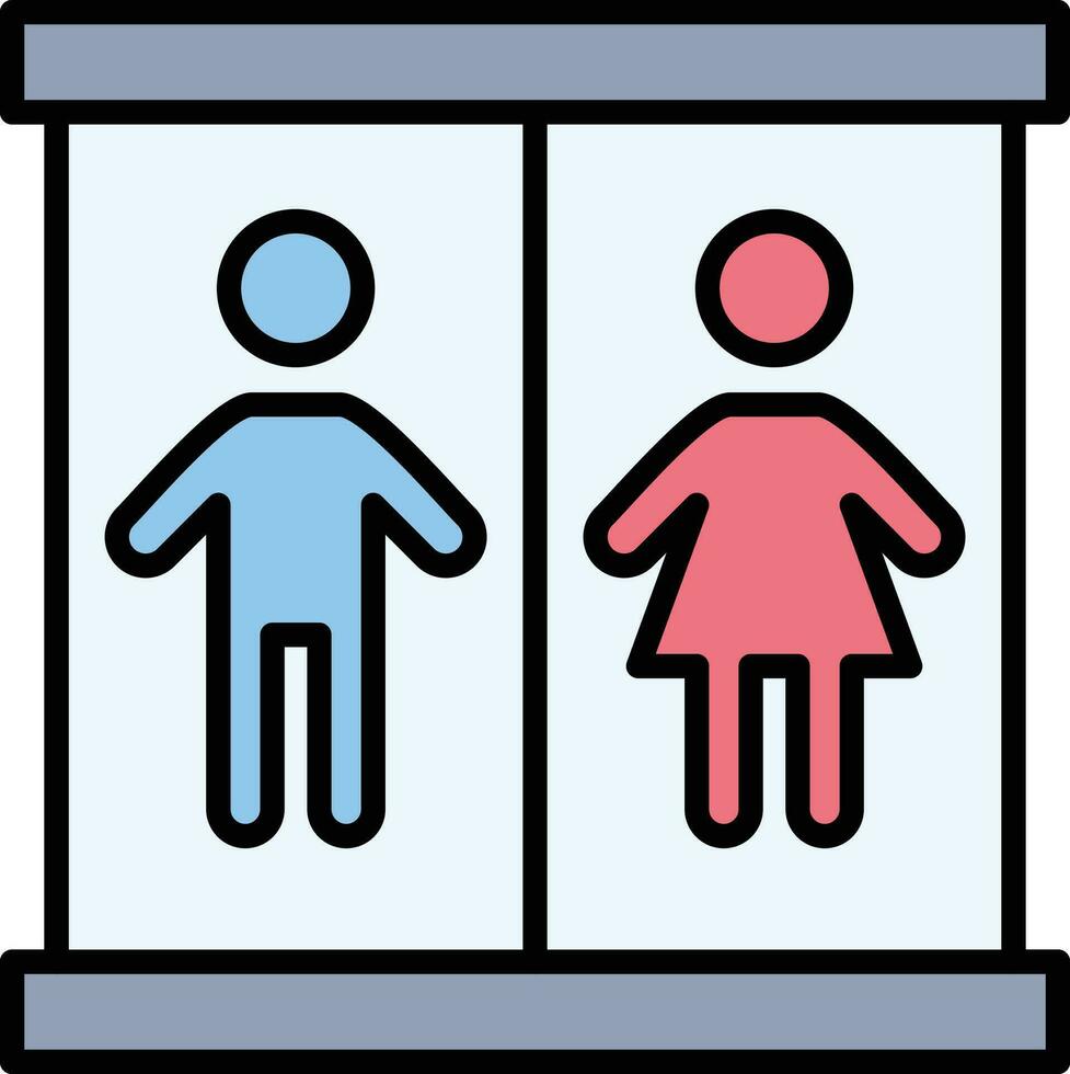 Restroom Vector Icon
