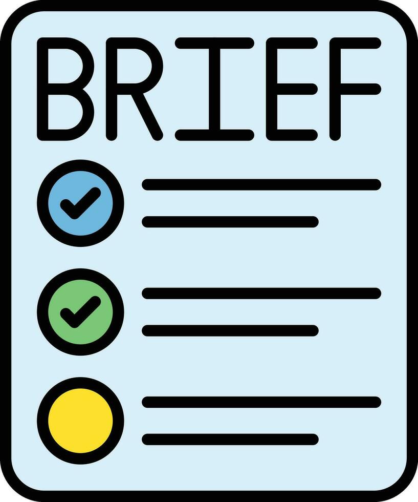 Brief Vector Icon
