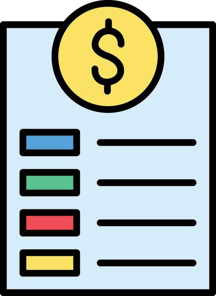 Invoice Vector Icon