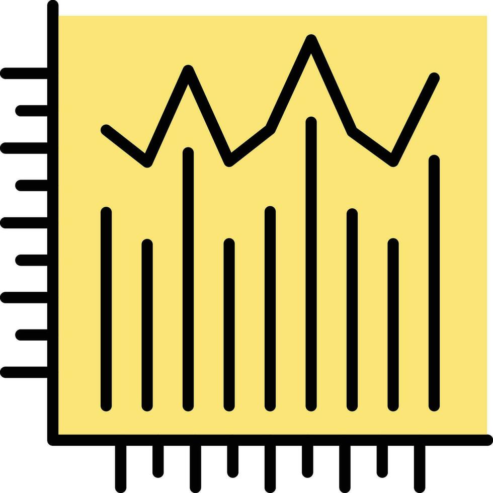 Stock Chart Vector Icon