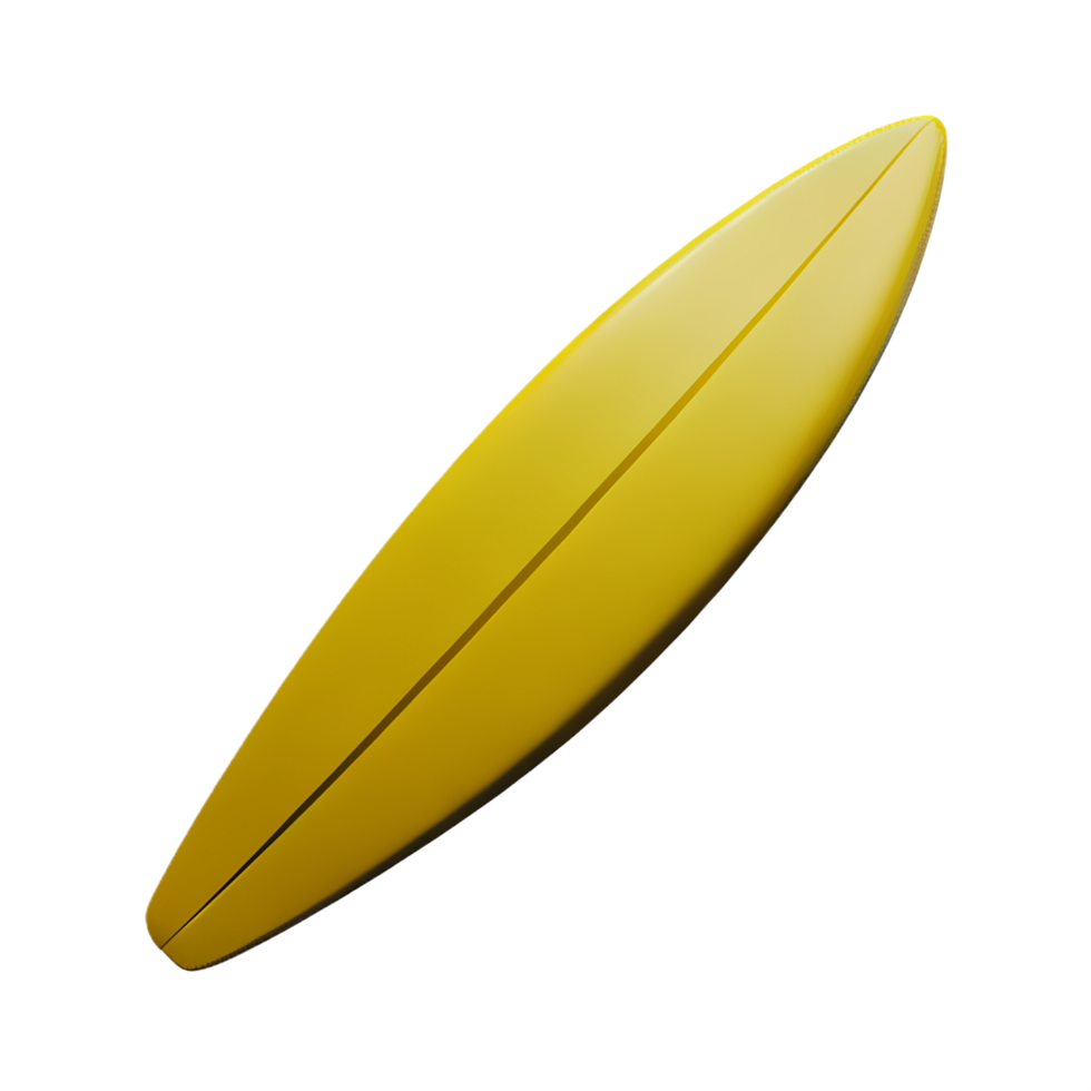 surfboard 3d rendering icon illustration png