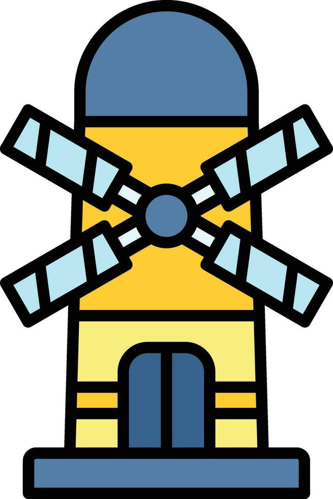 Windmill Vector Icon